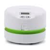Kinbor desktop vacuum cleaner keyboard dust collector with digital clock office supplies papiste white NC5800