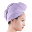 Sanli ultra soft can not afford to dry hair towel strong thickening of the thickening of the shower cap lavender