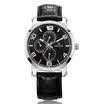 According to wave EBOHR watch treasures series multi - functional black belt leather quartz male watch 00420235