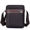 Carneyroad Carnegie New Men&39s Bag Business Casual Bag Shoulder Messenger Bag Waterproof Oxford Coffee Brown CR-139