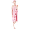 Sanli Xuerong super soft bow brace towel towel suit bath skirt bath cap Suya - pink