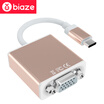 BIAZE Type-C to vga converter USB31 to VGA interface projector external graphics HD 1080p support Apple Macbook notebook ZH13-gold