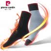 Pierre Cardin socks female warm socks 1000D thick soft anti-pilling high-count cotton double warm socks bottom socks black uniform JD172265-20