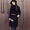 Markentsee 2017 new women&39s winter Korean fashion Slim temperament loose in the long section of elegant simple wool coat zx16101103 camel M