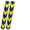 Tang Chi CT reflective wall corner long rubber plastic corner guard bumper parking lot underground garage corner line corner protector traffic facilities right angle length 80cm thick 6mm