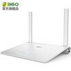 360 security router P1 home 300M wireless wall optical WiFi signal amplification intelligent wireless router glacier silver through the wall version
