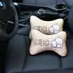 Car decoration Car headrest cartoon breathable ice silk neck pillow car supplies washable seasons car pillow pillow pillow 2 PCs