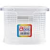SANADA imported bathroom multi-function storage basket color sundries handle basket white L-8929L-877
