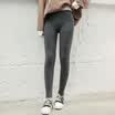 City plus CITYPLUS 2017 autumn&winter new women&39s clothing wild letter sticks ring ring outside the waist wear elastic leggings CWKX179457 light gray