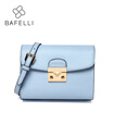 BAFELLI Split Leather Flap Women Shoulder Bag Crossbody Bags Red pink bolsa mujer Women Bags Designer Messenger Bag 7 Colors