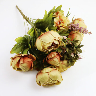 Europe Style Flower Bouquet for Home Shop Decor Artificial Peony Flowers Silk Fake Flower Bouquet Simulation Peony Decor Supplie
Europe Style Flower Bouquet for Home Shop Decor Artificial Peony Flowers Silk Fake Flower Bouquet Simulation Peony Decor Supplie