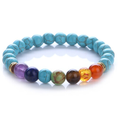 Natural 7 Color Mixed Chakra Healing Balance Beads Bracelet Radiation Protection Yoga Life Energy Natural Stone Bracelet
Natural 7 Color Mixed Chakra Healing Balance Beads Bracelet Radiation Protection Yoga Life Energy Natural Stone Bracelet