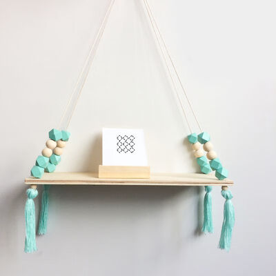 Nordic Style Kids Baby Room Wooden Beads Tassel Wall Shelf Room Storage Organization swing shelf Wall Hanging Decor
Nordic Style Kids Baby Room Wooden Beads Tassel Wall Shelf Room Storage Organization swing shelf Wall Hanging Decor