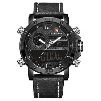 NAVIFORCE NF9134 Quartz Fashion Watch Men Watches Top Brand Luxury Male Clock Business Military Dual Display 30M Waterproof Wrist
NAVIFORCE NF9134 Quartz Fashion Watch Men Watches Top Brand Luxury Male Clock Business Military Dual Display 30M Waterproof Wrist