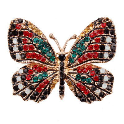 Multi-color Micro Pave Crystal Rhinestones Butterfly Brooch Pins For Women 11 Assorted Colors Elegant Brooch
Multi-color Micro Pave Crystal Rhinestones Butterfly Brooch Pins For Women 11 Assorted Colors Elegant Brooch