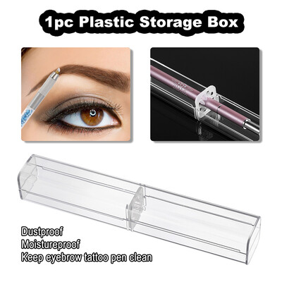 Beauty Salon 1pc Plastic Storage Box Eyebrow Tattoo Pen Organizer Manual Tattooing Tool Container Transparent Make Up Pen Box N9G
Beauty Salon 1pc Plastic Storage Box Eyebrow Tattoo Pen Organizer Manual Tattooing Tool Container Transparent Make Up Pen Box N9G