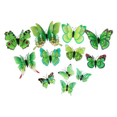 12Pcs Wall Stickers Double Layer PVC Butterfly Shape Wall Decal Sticker Home Living Room Nursery Outdoor Fences Garden Lawn Backya
12Pcs Wall Stickers Double Layer PVC Butterfly Shape Wall Decal Sticker Home Living Room Nursery Outdoor Fences Garden Lawn Backya