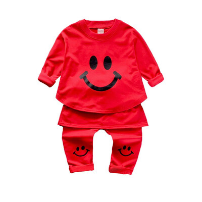 fashion Baby girls Clothes Warm Smile Print T-shirt Blouse Trousers Pants Autumn kid Baby Girls Set
fashion Baby girls Clothes Warm Smile Print T-shirt Blouse Trousers Pants Autumn kid Baby Girls Set