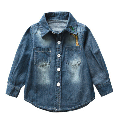 Denim Shirt Girls Boys Children Spring New Character Deer Cotton Shirts Todder Boys Fashion Shirt Sleeved Outwear
Denim Shirt Girls Boys Children Spring New Character Deer Cotton Shirts Todder Boys Fashion Shirt Sleeved Outwear