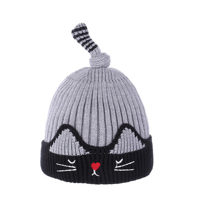 Autumn Winter Newborn Baby Boys Girls Wool Cartoon Cat Pattern Tail Hats Cute Warm Comfortable Striped Knitted Wool Hemming Hats 
Autumn Winter Newborn Baby Boys Girls Wool Cartoon Cat Pattern Tail Hats Cute Warm Comfortable Striped Knitted Wool Hemming Hats