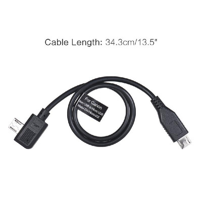 Zhiyun Crane 2 Camera Control Cable Support Shutter Zoom for Canon EOS Series Micro USB Port
Zhiyun Crane 2 Camera Control Cable Support Shutter Zoom for Canon EOS Series Micro USB Port