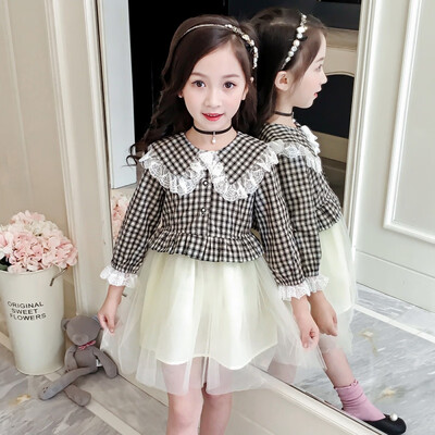 Baby Girl Dress 2-7T Toddler Children New Autumn Girls Cute Plaid Print Mesh Stitching Princess Long-Sleeved Sweet Dress
Baby Girl Dress 2-7T Toddler Children New Autumn Girls Cute Plaid Print Mesh Stitching Princess Long-Sleeved Sweet Dress