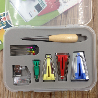 Machine Tools Sets Binding Sewing Multifunction Sewing Bias Tape Maker Set DIY Patchwork Quilting Tool
Machine Tools Sets Binding Sewing Multifunction Sewing Bias Tape Maker Set DIY Patchwork Quilting Tool