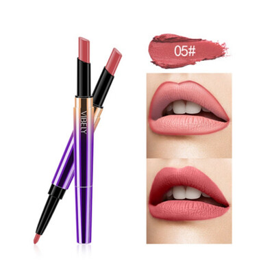 Semi-Matte 10 Color Double-end Lipstick Pencil Waterproof Long Lasting Red Lip Stick Matte Liner Pen Lipstick Lipliner Makeup
Semi-Matte 10 Color Double-end Lipstick Pencil Waterproof Long Lasting Red Lip Stick Matte Liner Pen Lipstick Lipliner Makeup