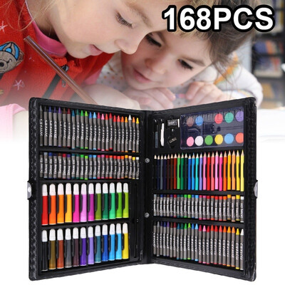 168PCS Multicolor Drawing Tool Kit Painting Brush Art Marker Set Water Color Pen Children Kids Gift
168PCS Multicolor Drawing Tool Kit Painting Brush Art Marker Set Water Color Pen Children Kids Gift