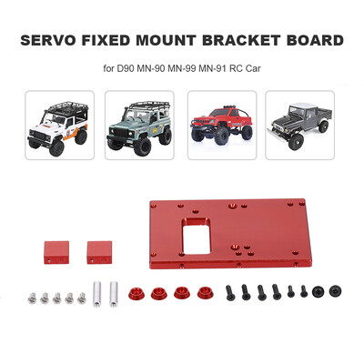 Aluminum Alloy Servo Fixed Mount Bracket Board for D90 MN-90 MN-99 MN-91 FJ-45 RC Car 112 Rock Crawler Upgrade Parts
Aluminum Alloy Servo Fixed Mount Bracket Board for D90 MN-90 MN-99 MN-91 FJ-45 RC Car 112 Rock Crawler Upgrade Parts