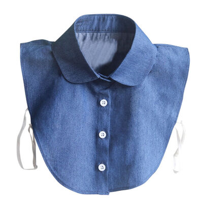 Hot Sale For Women Jeans Detachable Shirt Collars Accessories Fake Denim Collar
Hot Sale For Women Jeans Detachable Shirt Collars Accessories Fake Denim Collar