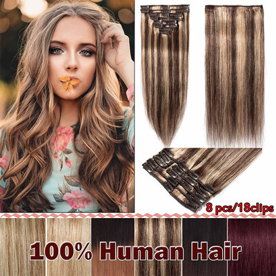 Clip in 100 Real Human Hair Extensions Full Head Hair Extensions Remy Human Hair Silky Straight 8 Pieces
Clip in 100 Real Human Hair Extensions Full Head Hair Extensions Remy Human Hair Silky Straight 8 Pieces