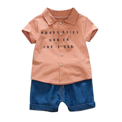 Kids Boys Clothes Summer Short Sleeve Letter Print Tops Blouse T-shirtShorts Children Casual Outfits Sets
Kids Boys Clothes Summer Short Sleeve Letter Print Tops Blouse T-shirtShorts Children Casual Outfits Sets