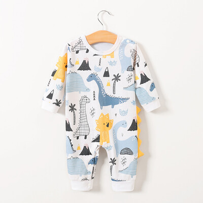 Autumn Baby Boy Girl Casual Romper Infant Cartoon Dinosaur Print Long Sleeve Children Bodysuit Jumpsuit Outfits
Autumn Baby Boy Girl Casual Romper Infant Cartoon Dinosaur Print Long Sleeve Children Bodysuit Jumpsuit Outfits
