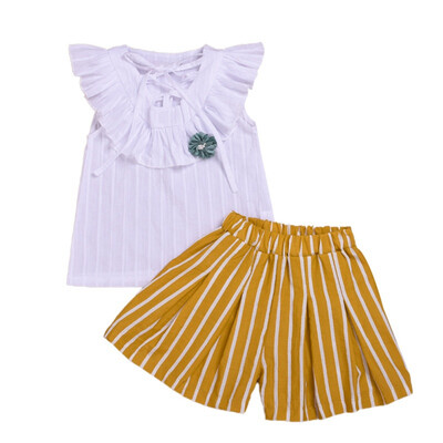 Summer Baby Girls Casual Sleeveless Vest TopsStriped Pattern Shorts Suits Costume Set baby girl shorts set
Summer Baby Girls Casual Sleeveless Vest TopsStriped Pattern Shorts Suits Costume Set baby girl shorts set