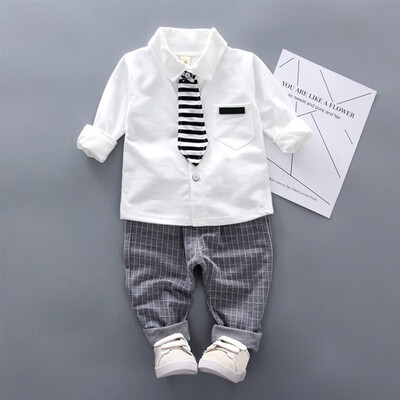 Baby Boy Clothes Fashion Solid Print Long Sleeve Shirt Blouse Plaid Trousers Casual Outfits Clothes
Baby Boy Clothes Fashion Solid Print Long Sleeve Shirt Blouse Plaid Trousers Casual Outfits Clothes