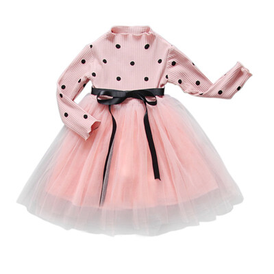 2018 Baby Girls Dresses Long Sleeve Princess Polk Dot Dress Autumn Round Neck Lace Princess Party Prom Tulle Dresses
2018 Baby Girls Dresses Long Sleeve Princess Polk Dot Dress Autumn Round Neck Lace Princess Party Prom Tulle Dresses