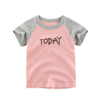 Baby Boys Clothes Summer Short Sleeve T-Shirts For Kids English Letters Tops Tees Cotton Casual Patchwork Shirts For Kids
Baby Boys Clothes Summer Short Sleeve T-Shirts For Kids English Letters Tops Tees Cotton Casual Patchwork Shirts For Kids