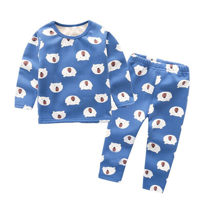 Autumn Winter Casual Children Cartoon Printing Long Sleeve Plus Velvet Pajamas Kids Two-piece Outfit Set
Autumn Winter Casual Children Cartoon Printing Long Sleeve Plus Velvet Pajamas Kids Two-piece Outfit Set