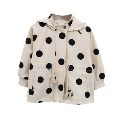 Baby Girls Coat 2-7T Toddler Girl Cute Dot Print Coats Cotton Comfort New Autumn Hooded Warm Outerwear Children Jacket Tops
Baby Girls Coat 2-7T Toddler Girl Cute Dot Print Coats Cotton Comfort New Autumn Hooded Warm Outerwear Children Jacket Tops