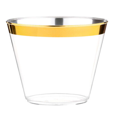 18Pcs 270ml Disposable Plastic Champagne Red Wine Ice Cream Dessert Tasting Cup
18Pcs 270ml Disposable Plastic Champagne Red Wine Ice Cream Dessert Tasting Cup