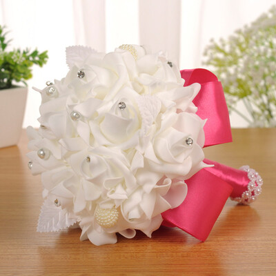 Toponeto Crystal Roses Bridesmaid Wedding Bouquet Bridal Artificial Silk Flowers
Toponeto Crystal Roses Bridesmaid Wedding Bouquet Bridal Artificial Silk Flowers