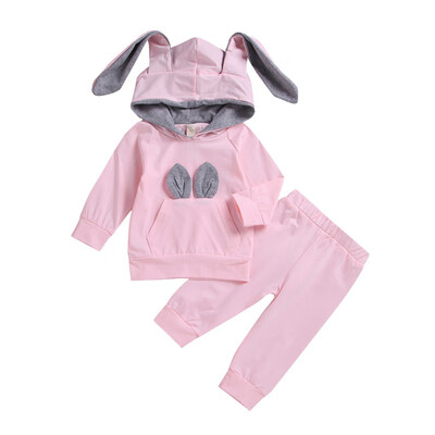 New Autumn Baby Girls Adorable Solid Outfits Set Toddler Warm Hoodie Rabbit Ear Sweatshirt Trousers Pants Clothes
New Autumn Baby Girls Adorable Solid Outfits Set Toddler Warm Hoodie Rabbit Ear Sweatshirt Trousers Pants Clothes