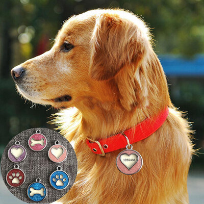 2019New Dog Tag Pet Dog Collar Accessories Cat Puppy Round ID Tag Paw Love Heart Bone Name Tags Pendant Anti-lost
2019New Dog Tag Pet Dog Collar Accessories Cat Puppy Round ID Tag Paw Love Heart Bone Name Tags Pendant Anti-lost