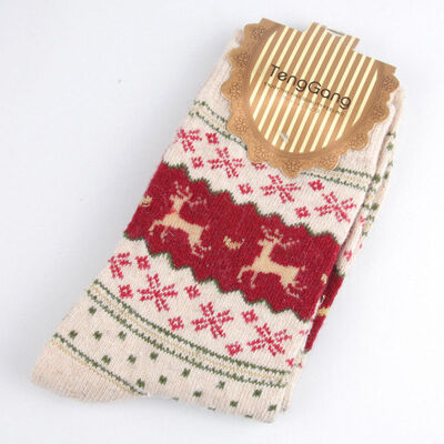 1 Pair Winter Women Socks Warm Wool Christmas Mid-calf Socks Woolen Snowflake Deer Kawaii Comfortable Gift Ankle Socks
1 Pair Winter Women Socks Warm Wool Christmas Mid-calf Socks Woolen Snowflake Deer Kawaii Comfortable Gift Ankle Socks
