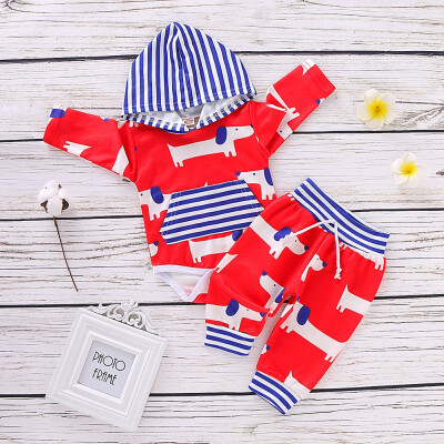 New Autumn Baby Boy Girl Clothes Casual Fashion Cartoon Printing Cute Hooded And Trousers Kids Two-piece Outfit Set
New Autumn Baby Boy Girl Clothes Casual Fashion Cartoon Printing Cute Hooded And Trousers Kids Two-piece Outfit Set