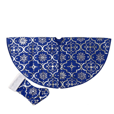 120cm Christmas Tree Skirt With Christmas Stocking Snowy White Xmas Tree Aprons Christmas Decorations for Home New Year Carpet
120cm Christmas Tree Skirt With Christmas Stocking Snowy White Xmas Tree Aprons Christmas Decorations for Home New Year Carpet