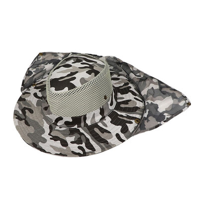 Outdoor Fishing Hat Wide Brim Man Breathable Mesh Fishing Cap Beach Hats Camouflage Sun UV Protection Shade Hat
Outdoor Fishing Hat Wide Brim Man Breathable Mesh Fishing Cap Beach Hats Camouflage Sun UV Protection Shade Hat