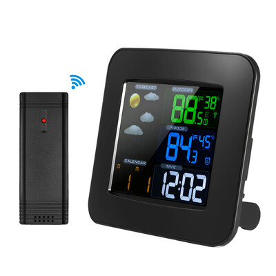 Multifunctional Wireless Color Weather Station Clock Thermometer Hygrometer Barometer with Indoor Outdoor Temperature Humidity For
Multifunctional Wireless Color Weather Station Clock Thermometer Hygrometer Barometer with Indoor Outdoor Temperature Humidity For