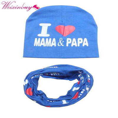 Baby Hat Set I Love Mama Papa Print Cotton Cap Winter Hats Newborn Children Scarf Collar Boys Beanie Kids Cap
Baby Hat Set I Love Mama Papa Print Cotton Cap Winter Hats Newborn Children Scarf Collar Boys Beanie Kids Cap
